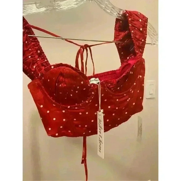 FOR LOVE & LEMONS NORA MICRO MINI SKORT AND ELANOR TOP, Top & Bottoms XXS - Picture 5 of 6